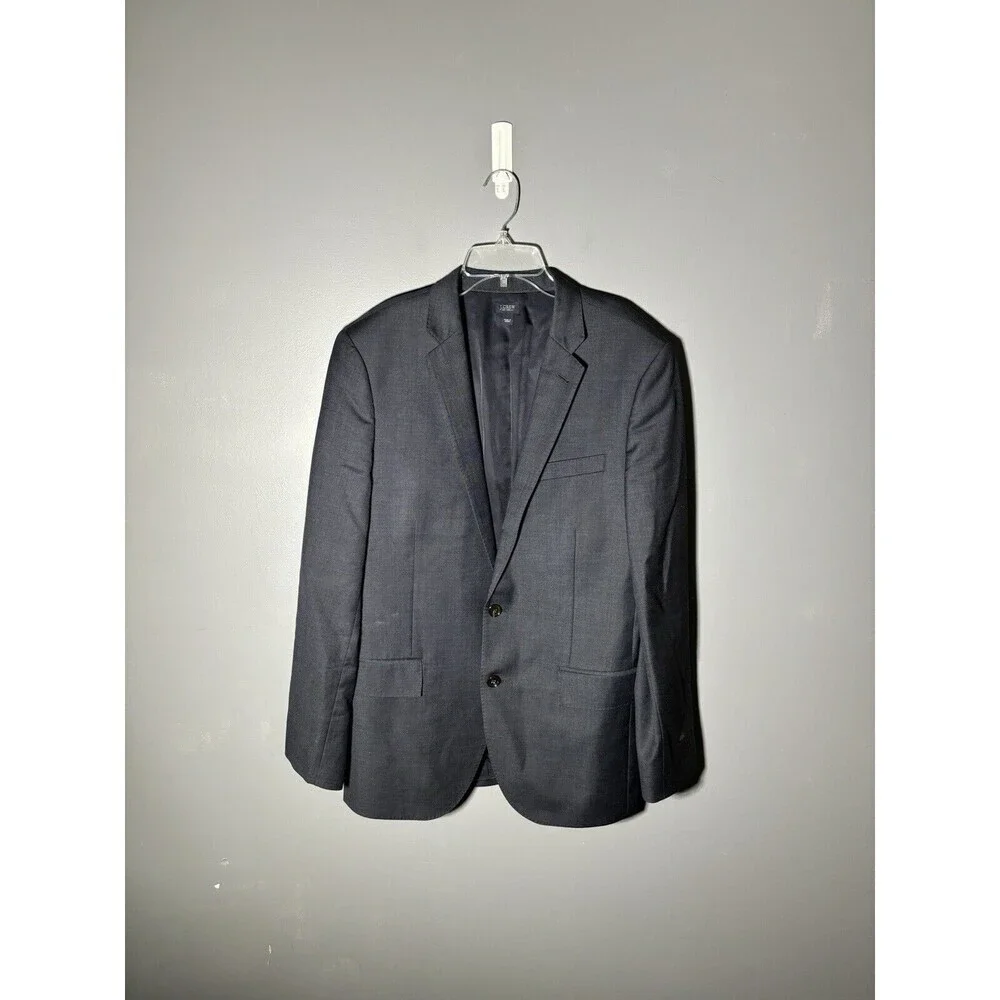 JCrew Ludlow Slim Suit Jacket with Double Vent in Italian Worsted Wool 40R 11707